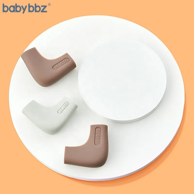 BabyBBZ Silicone Rubber Table Corner Guards Kids Safety L Shape Corner Protectors