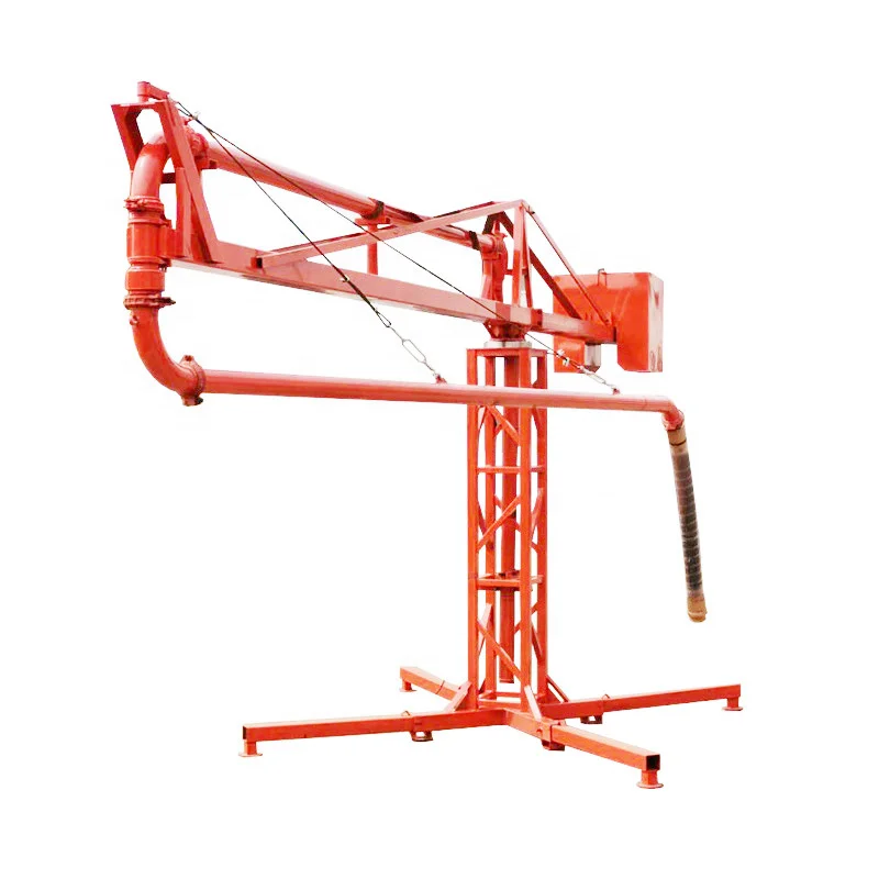 Portable mobile concrete pump machine placing boom China manufacturing