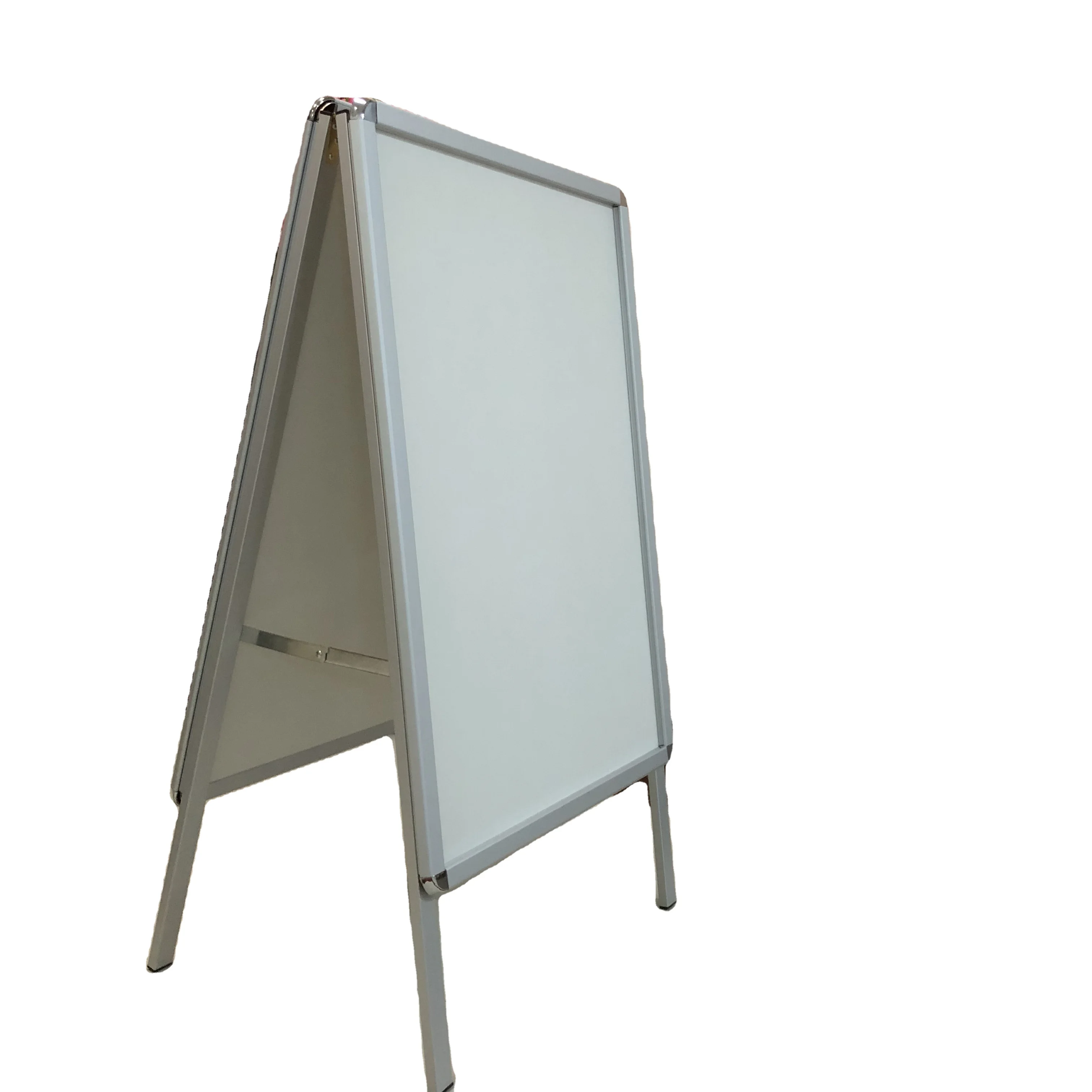 Customized Aluminum Round Corner Single sided or double sided A-Frame snap poster stand