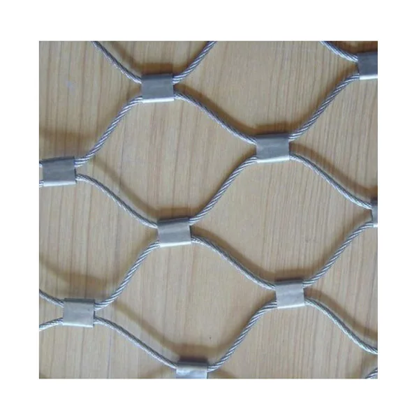 Anti-fall Flexible Stainless Steel 304 Rope Mesh Bag For Searchlight