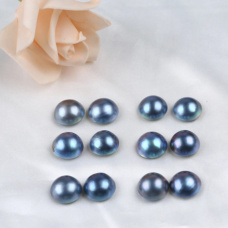 Wholesale Grey Multi Size Mabe Pearl Loose Beads For Women Jewelry Making
