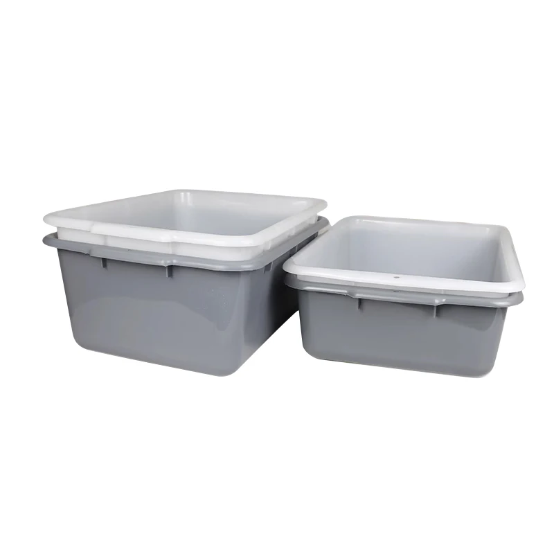 Grey Basin Bus Box Plastic Kitchen Tote Plastic PP Tote Box Wash Tub
