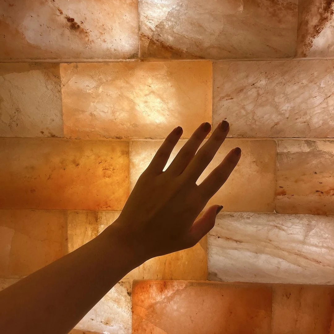 Himalayan Salt Blocks Spa Room Salt Tiles Natural Craft Real Estate Construction 20*10*5cm Himalaya Salt Bricks from China