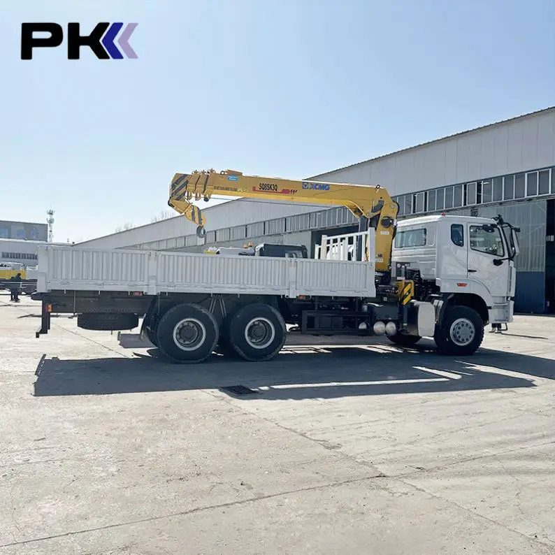 Sinotruck hohan кран с прямым кулаком автокран 25 тонн самосвал кранами