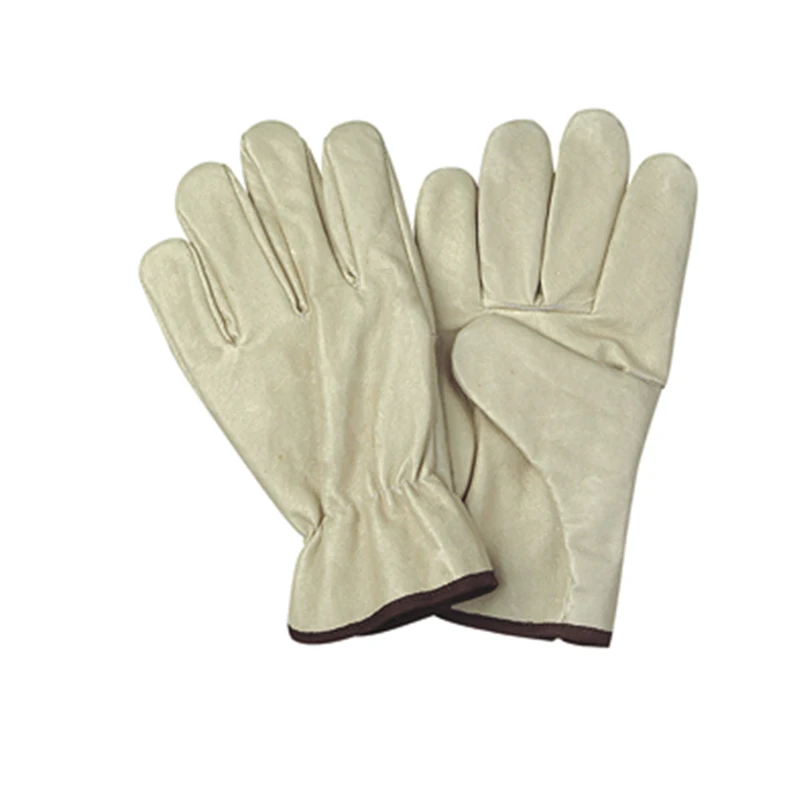 LP10800 Pig grain Leather driver working Gloves