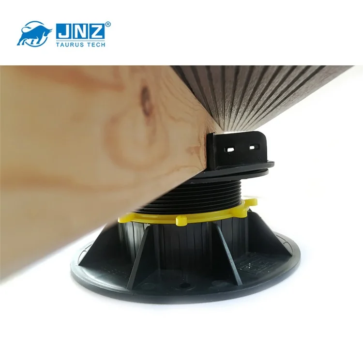 Pedestals Deck and Tile Support Adjustable Plastic Flooring Covering Accessories Indoor & Outdoor Black & Customized Color 5mm