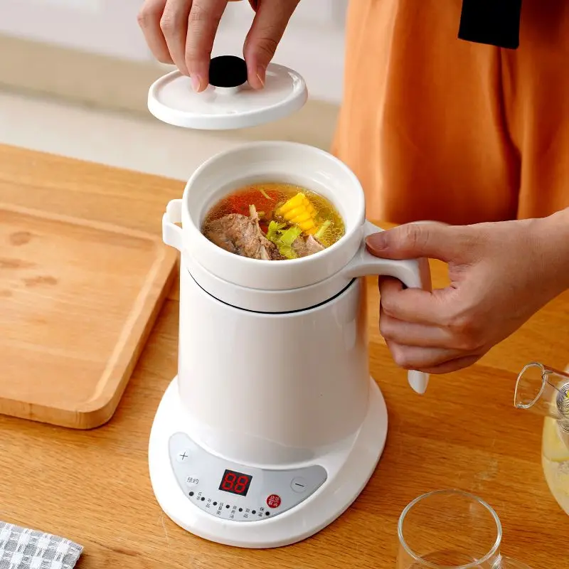 750 мл Многофункциональный офис бытовой электрический тушить здоровья каша чашка цветок Мультиварка Электрический чайник