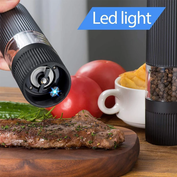 Wholesale High quality Automatic Electric Dry Spice Salt and Pepper Mill Grinder