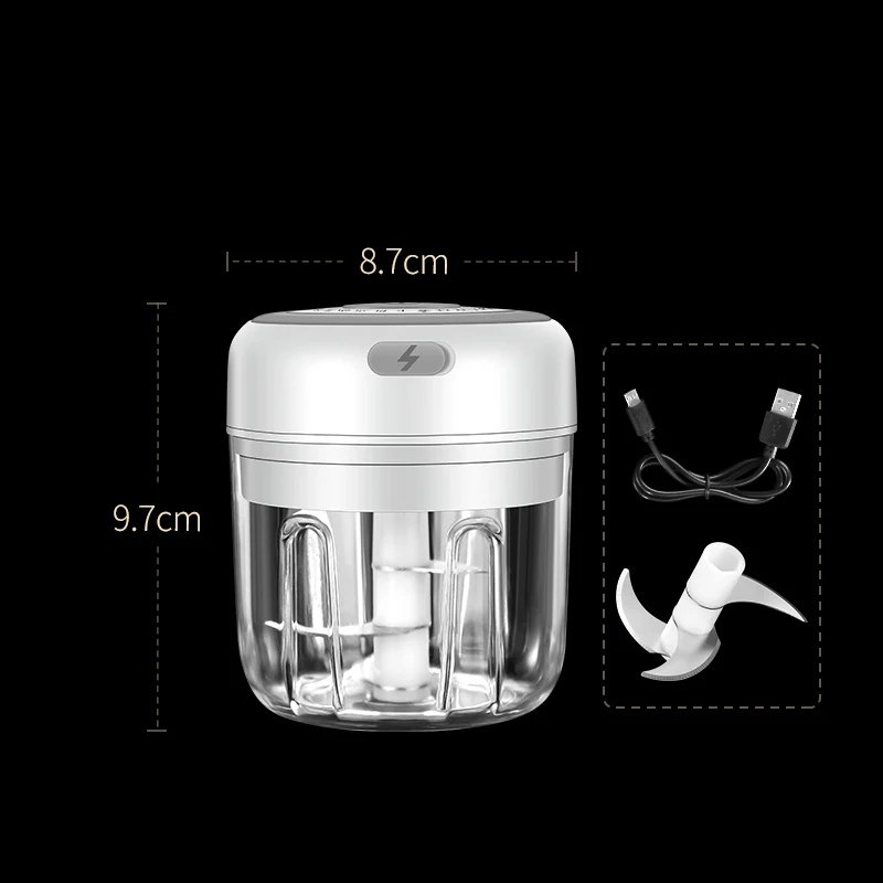 
2021 New product home accessories kitchen wholesale price private label mini electric garlic masher 
