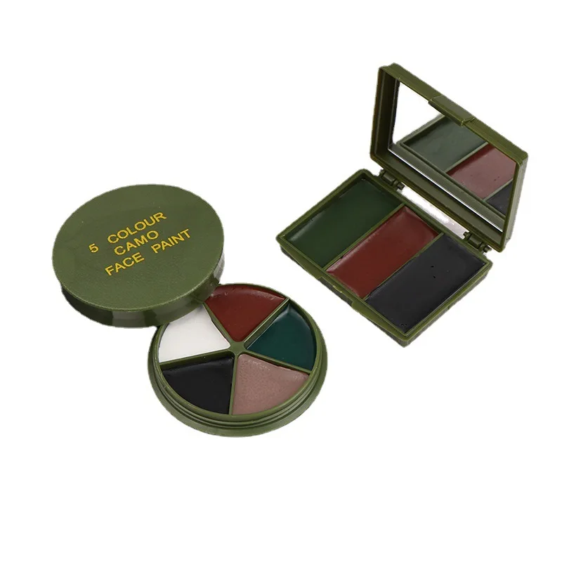 Yakeda 3 Colors Paint Box Face Cover Anti Stick Protection Body Washable Camouflage Tactical Face Paint Colors Drawing