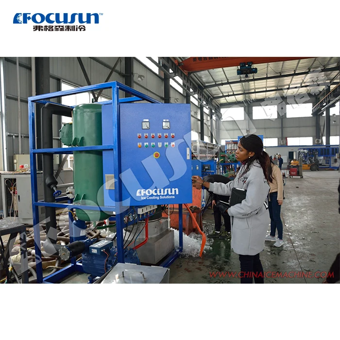 FOCUSUN good precio de la maquina de 3 toneladas cilindrico hielo