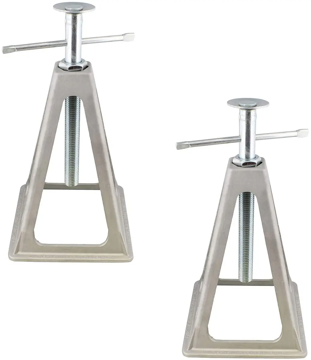 RV Trailer Camper Aluminum Stack Jacks, Stabilizer