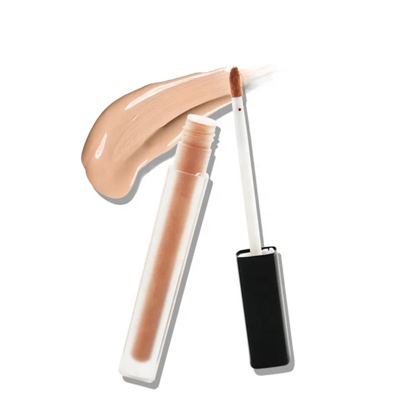 New Arrival Organic Vegan Natural Full Coverage 9 Colors No Logo Liquid Concealer Waterproof Private Label Liquid Concealer