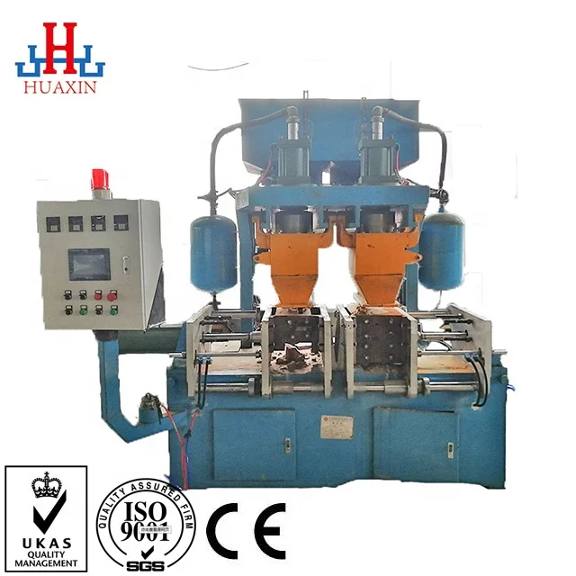 Автоматическая вертикальная машина для стрельбы с разделением сердечника, литейная машина Qingdao Huaxin, машина для изготовления сердечника с песком