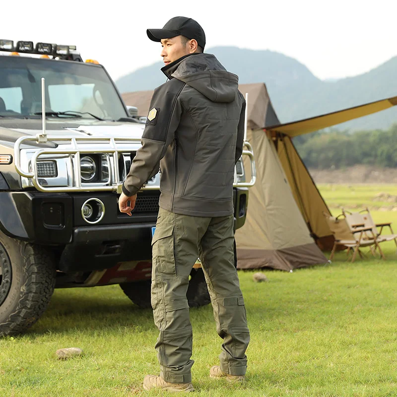 Emersongear Outdoor Hiking Keep Warm Functional Jacket Unisex Winter Waterproof Windproof Tactical Softshell Jacket