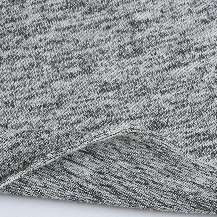 3939# 70%polyester 25%cotton 5%spandex cloud dyed cotton knitted jersey fabric 210g medium weight for skirt short sleeve fashion