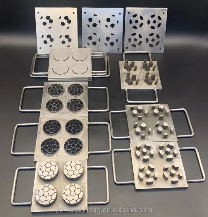 Cosmetic Custom Multicolor Mold Eyeshadow Blush Powder Pressing Tool Stamp Press Mould Manufacturer