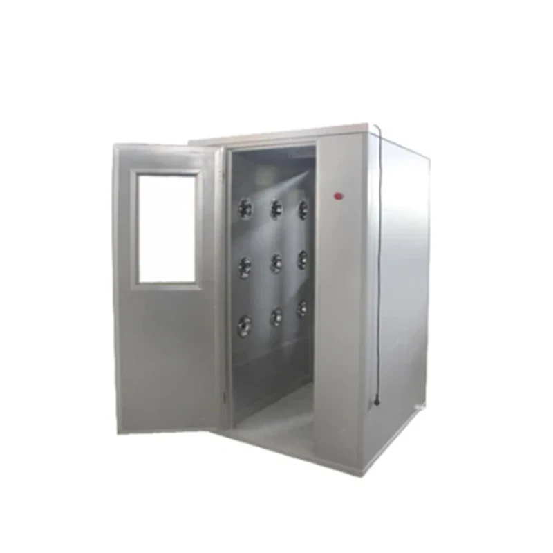 Factory ODM GMP Standard Decontamination Air Shower for Modular 304 Clean Room with Automatic Sliding Door