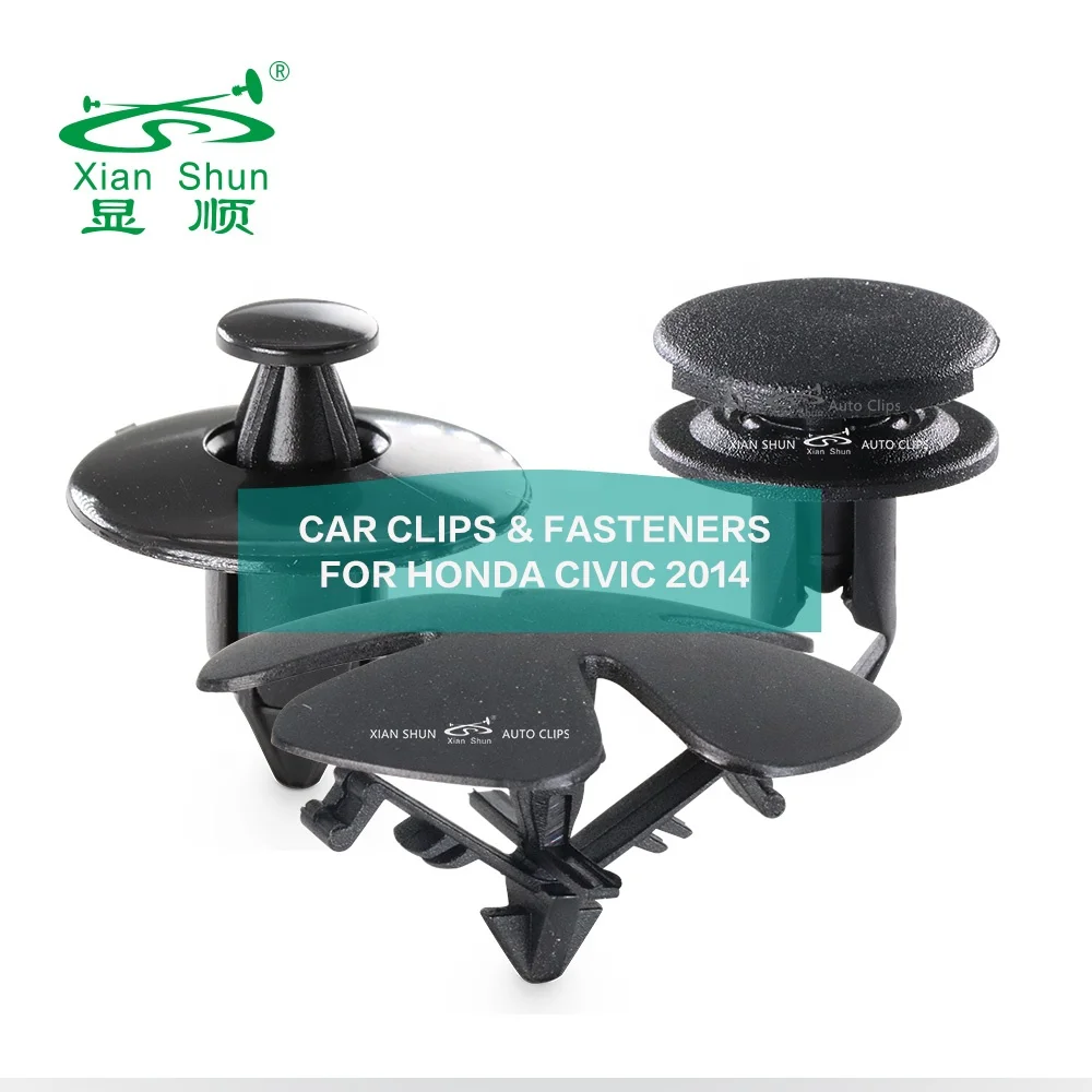 Универсальные клипсы Xianshun для бампера автомобиля Honda Civic 2014, пластиковые фиксаторы для брызговиков, фиксаторы капота