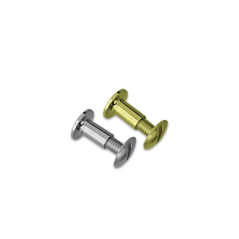 flat head slotting brass rivets for leather craft