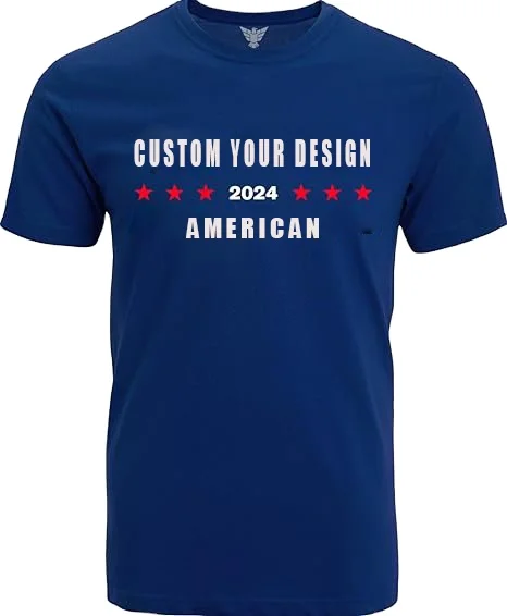 Customized 100% Cotton Short Sleeved 2024 Make American Great Again Take American Back T Shirt for USA Presidential Campaign