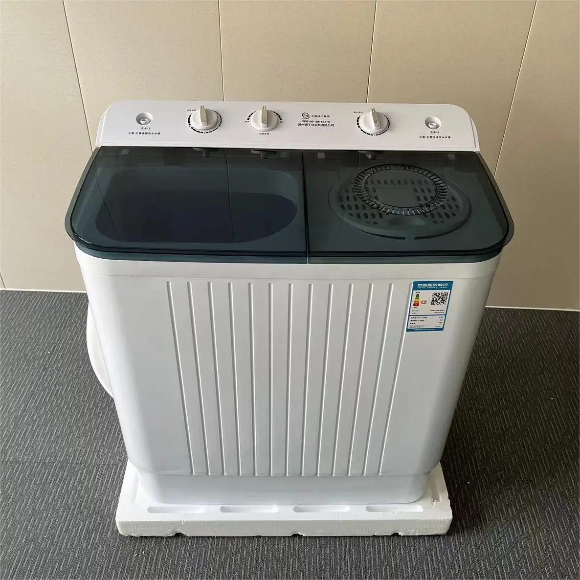 Hot  10kg double bucket semi-automatic washing machine top load household washing machine