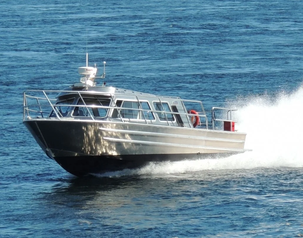 2022 New design yacht all welded aluminum boats with aluminum fishing boat with cabin for sale