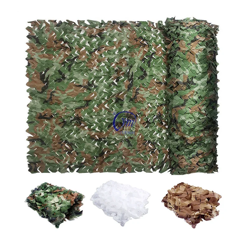 2022 Hot Sale Camouflage Netting Outdoor Hunting Anti Radar Camo Net Woodland For Decoration Sunshade Camping Shooting
