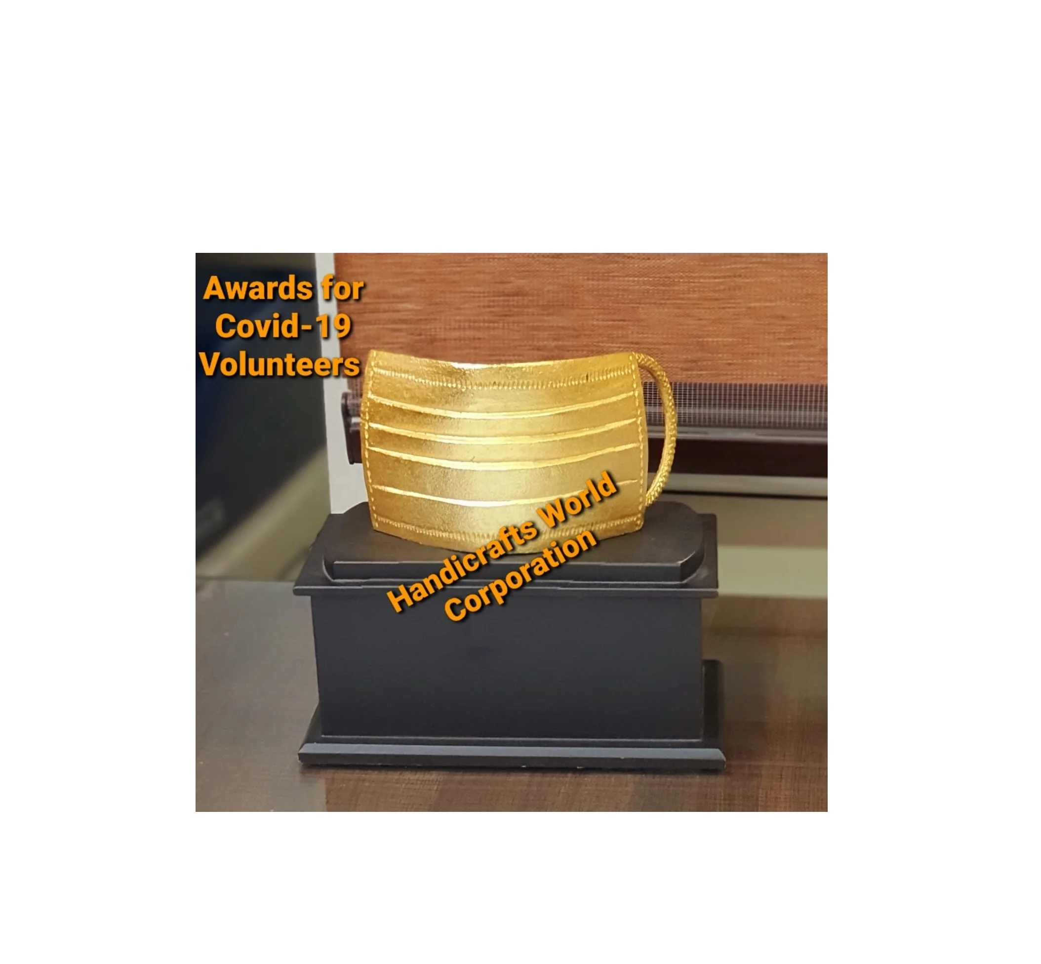 Customized Trophy in Aluminium for Volunteers Doctors Nurses & Policemen wholesaler & Supplier Made in India