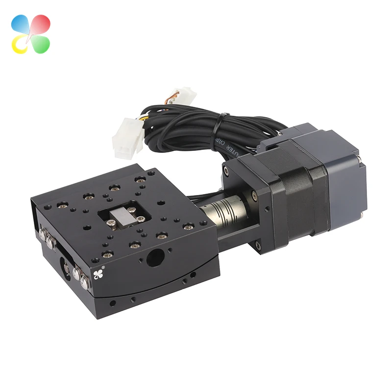 C&K High Precision T Axis Motorized Goniometer Stage Arc-angle Motion Control Tables Motorized Microscope Stage