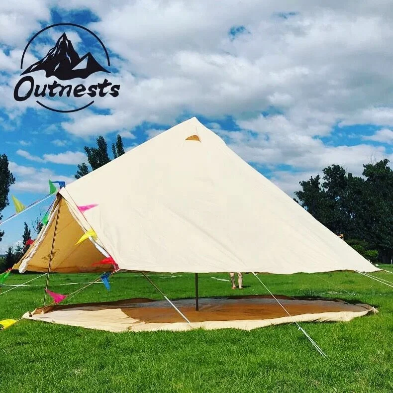 4 м glamping safari палатка Китай курорт отель колокол