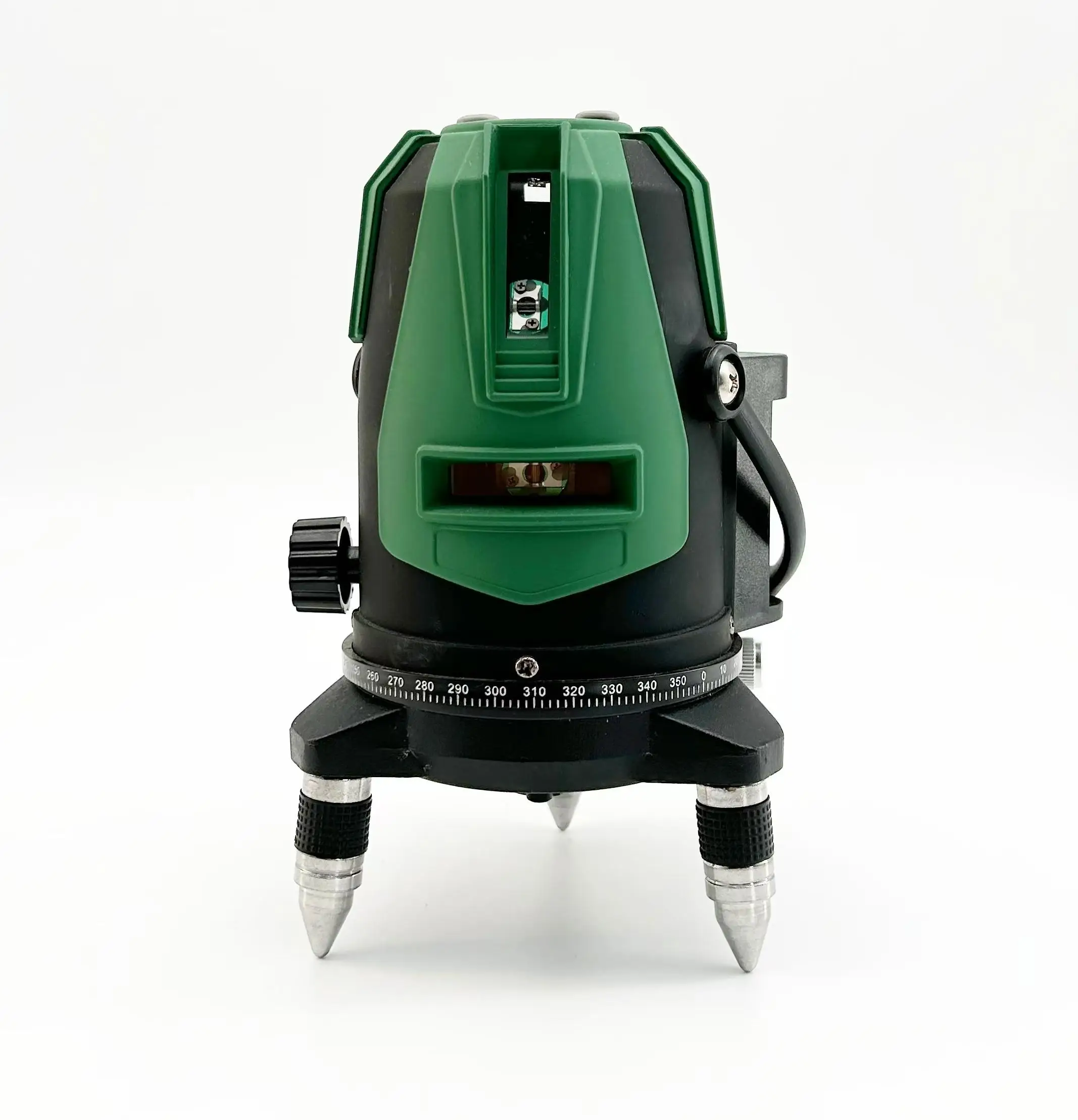 Professional Industrial Grade 5-Line Green Light Laser Level Battery Powered 1-Point Cross Laser