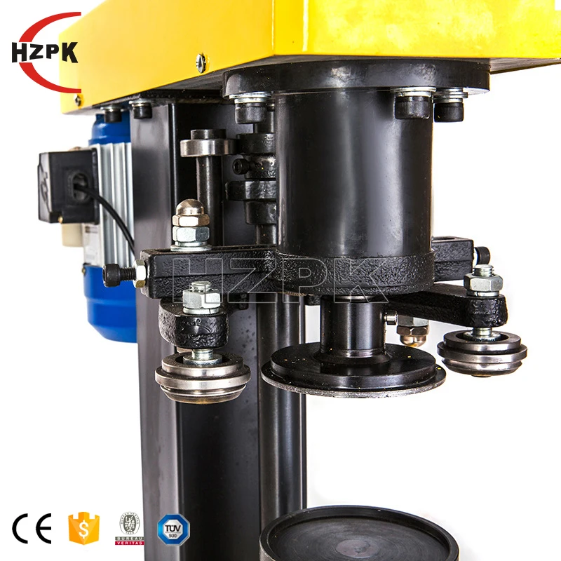 HZPK Semi-automatic Tabletop Aluminum Tin Can Seamer Canning Sealing Capping Machine Desktop Manual Tin Can Sealer
