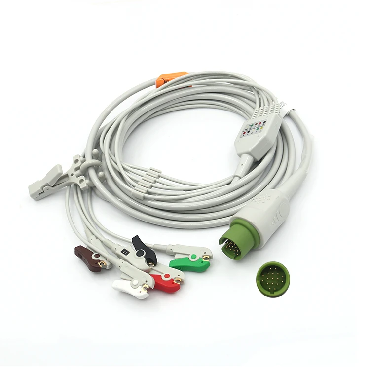 Заводская поставка 90496 90369 90367 AHA 5 leadwire ECG кабель для