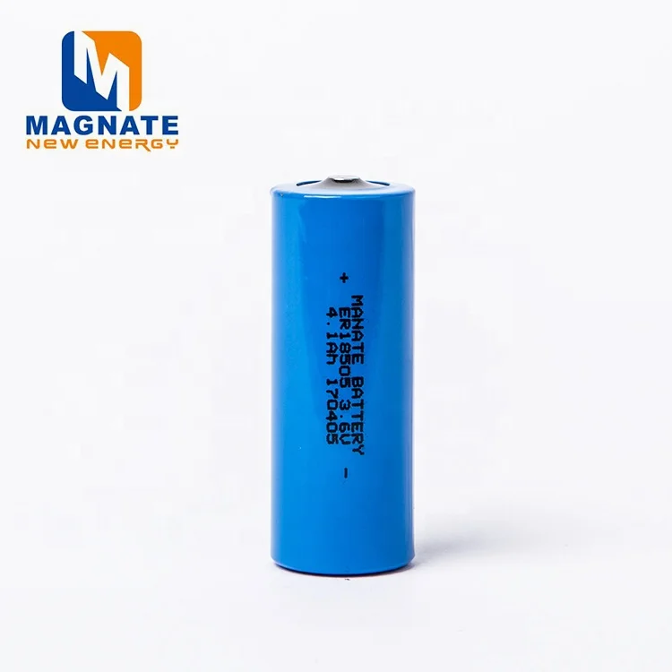 ER18505 LiSOCl2 Battery A Size 3.6v 3800mah ER2450 ER32L615 ER32L100 ER10240 ER14250 ER14505 ER10450 ER17335