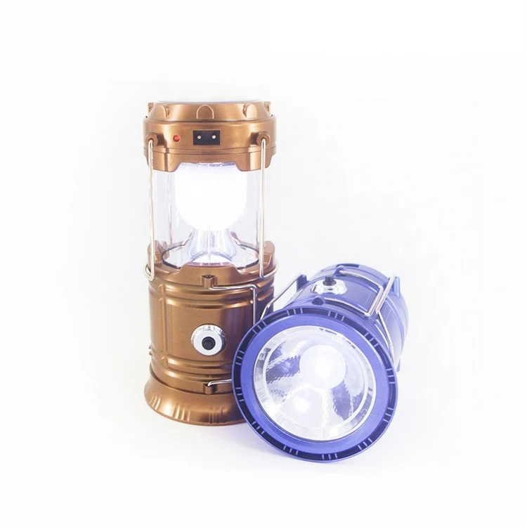 Abs Rechargeable Solar Powered Camping Lantern Outdoor Solar Zoom Camping Tent Light