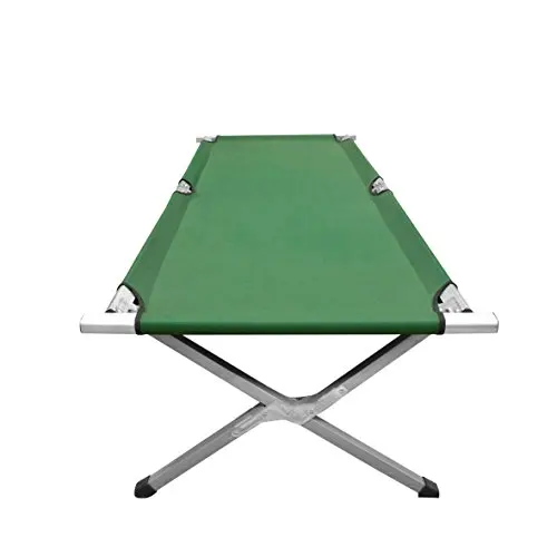 Wholesale Custom Outdoor High Quality 600D Fabric Portable Foldable Bed Cot Adult Camping Folding Sleeping Bed with Carry Bag