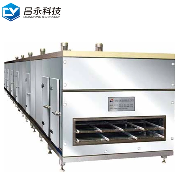 Well Priced Tunnel quick freezer quick frozen iqf tunnel blast freezer machine