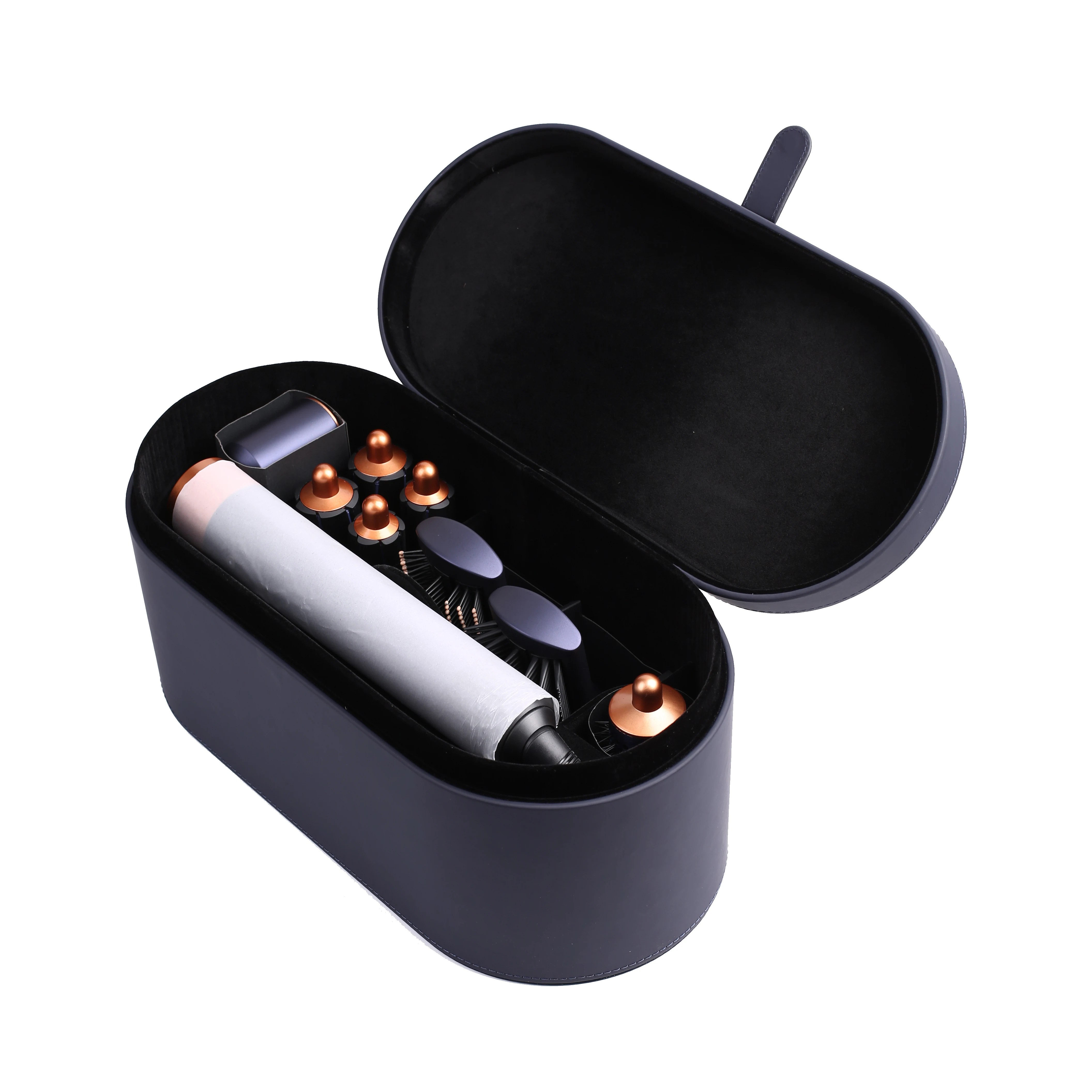 Limited Gift Edition Prussian Blue Salon Dysons Airwraps Air Wrap With Leather Case Cover For Dysons Airwraps Complete Styler