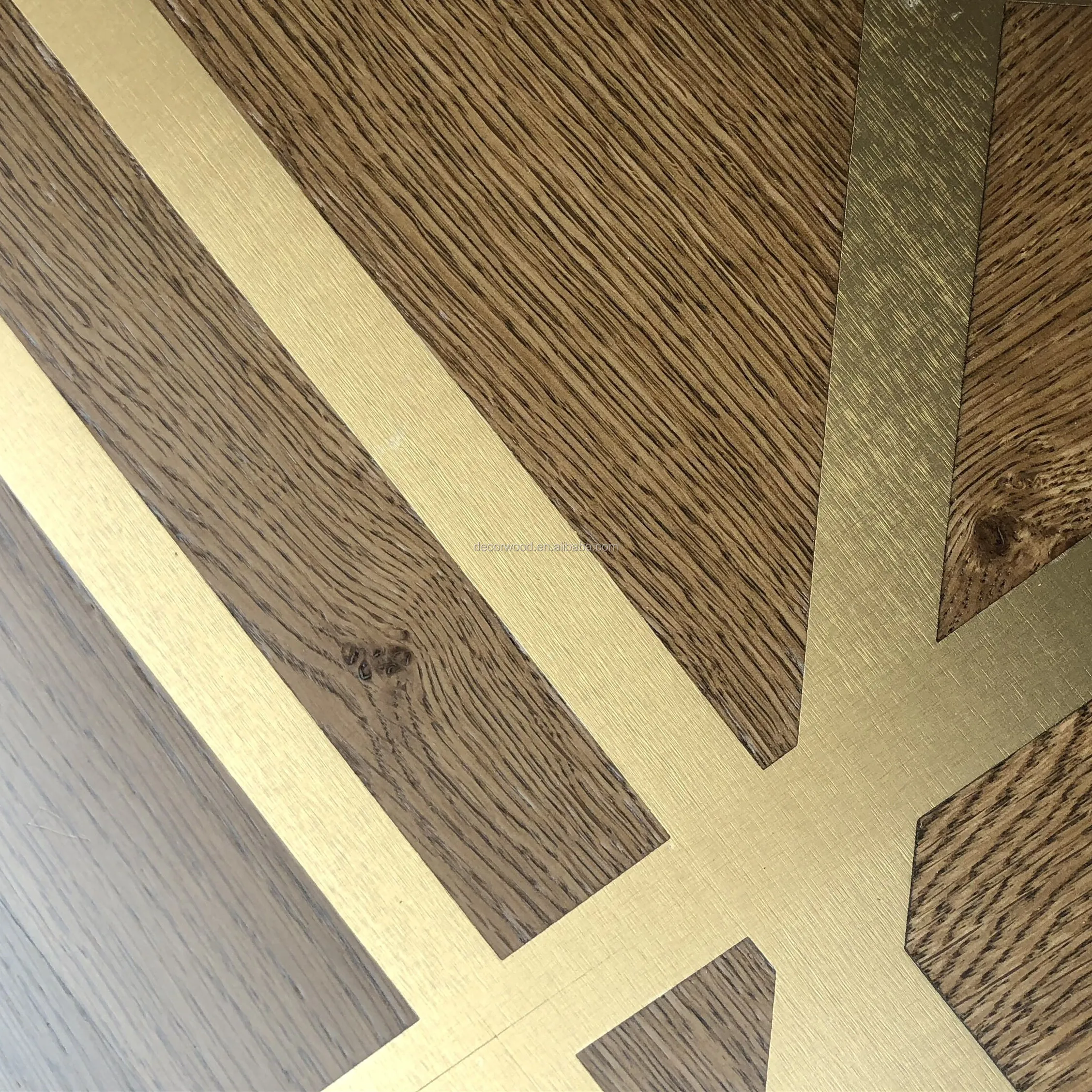 art parquet metal brass inlay metal parquet wood flooring tiles design brass inlay parquet floor