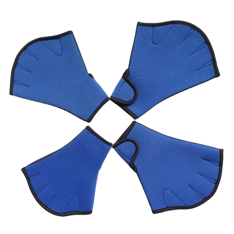 Diving materials swimming gloves adult children hand webbed duck palm paddle frog palm swimming gloves