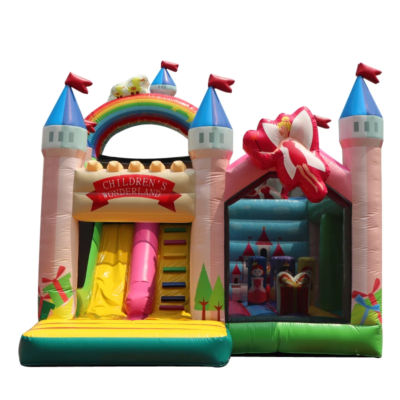 
Exciting children indoor gym equipment, Inflatable bouncer slide combos 