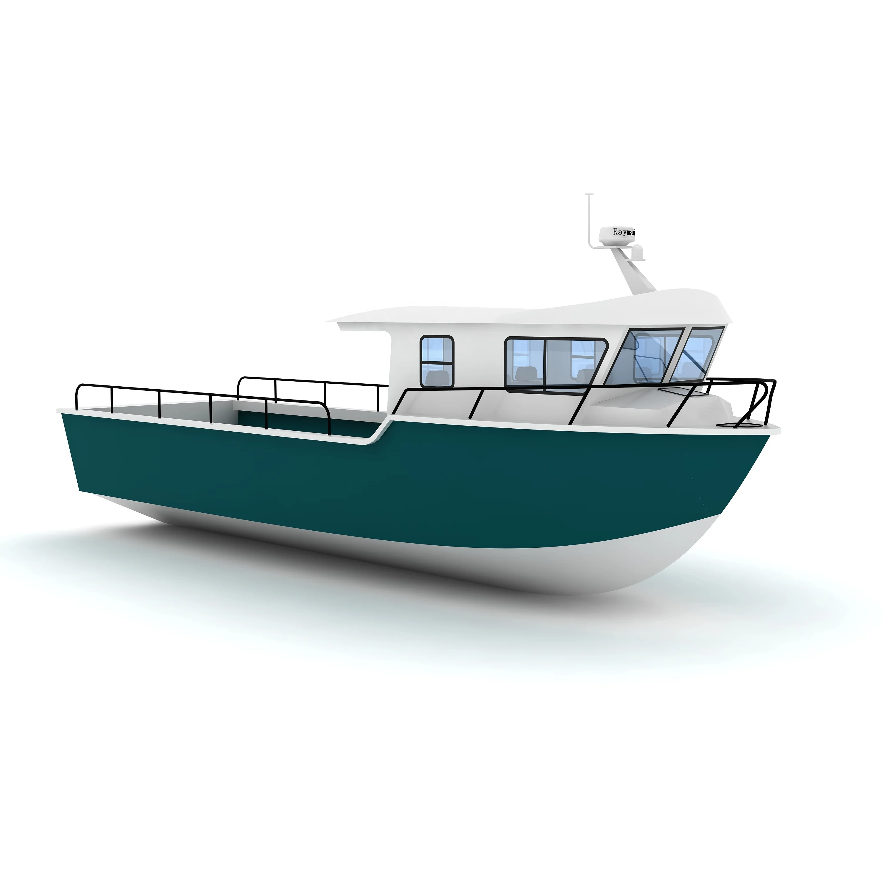 11m Aluminum ocean farming vessel for oyster farmers