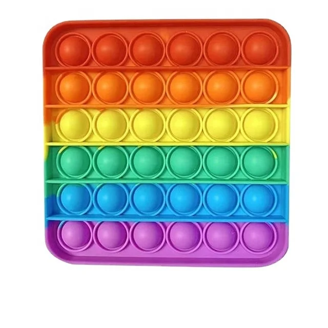 YUWEI Interesting Silicone Toys Custom Intellectual Games Silicone Squeeze Toys Baby Toys Decompression