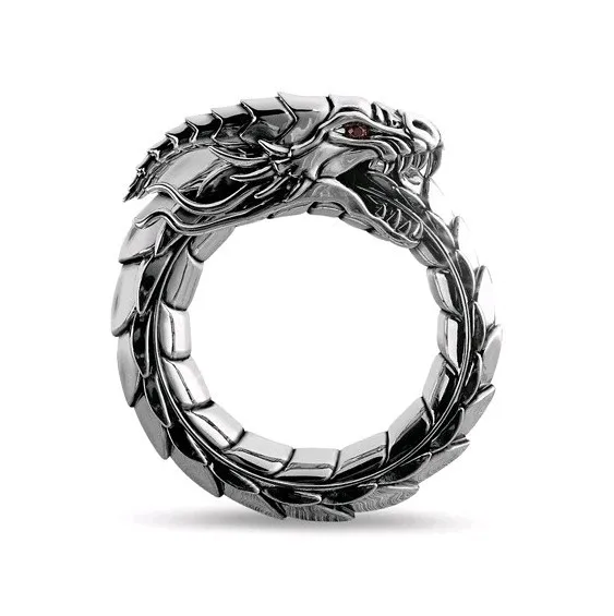 Hot Selling Rings Norse Mythology Dragon Nidhogg National Wind Amulet Rings for Men