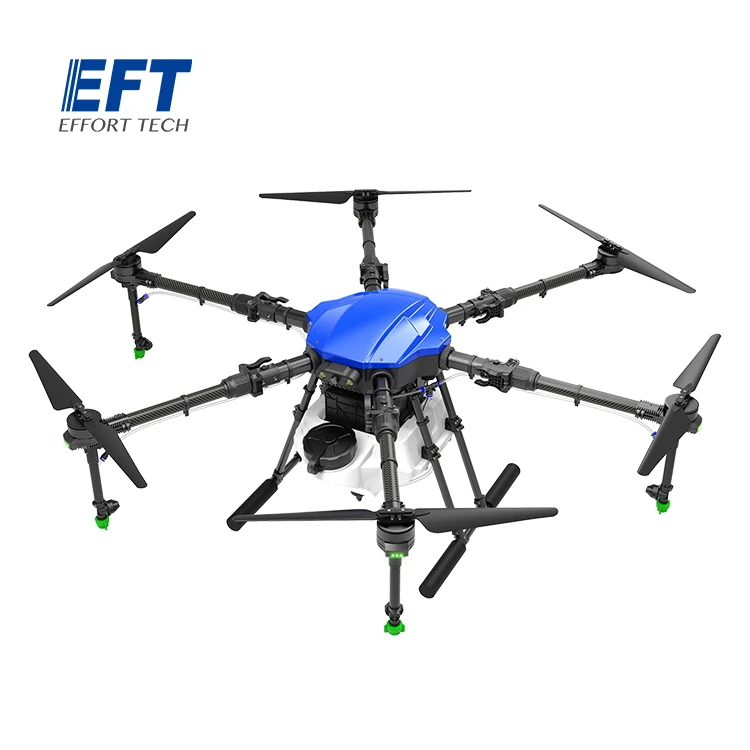 EFT E610P 10kg 6-axis folding agricultural spray agricultural drone 10L water tank Hobbywing X6 motor and 5L 8L water pump kit