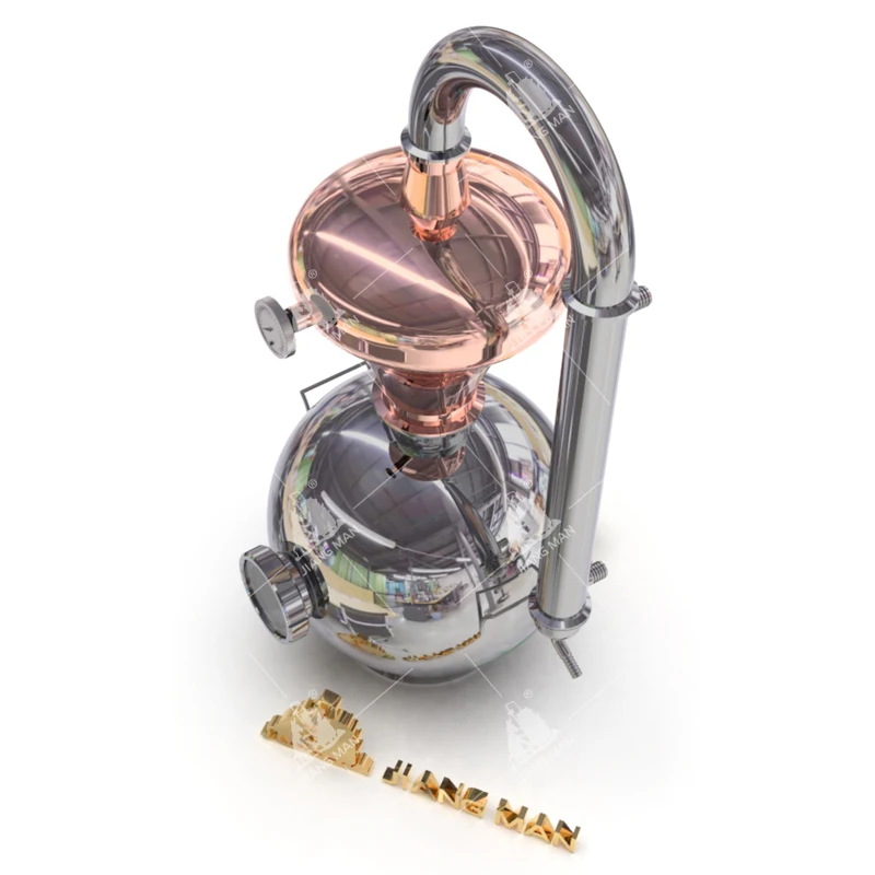 distillation equipment gin-10l copper wine water distiller alcohol moonshine st