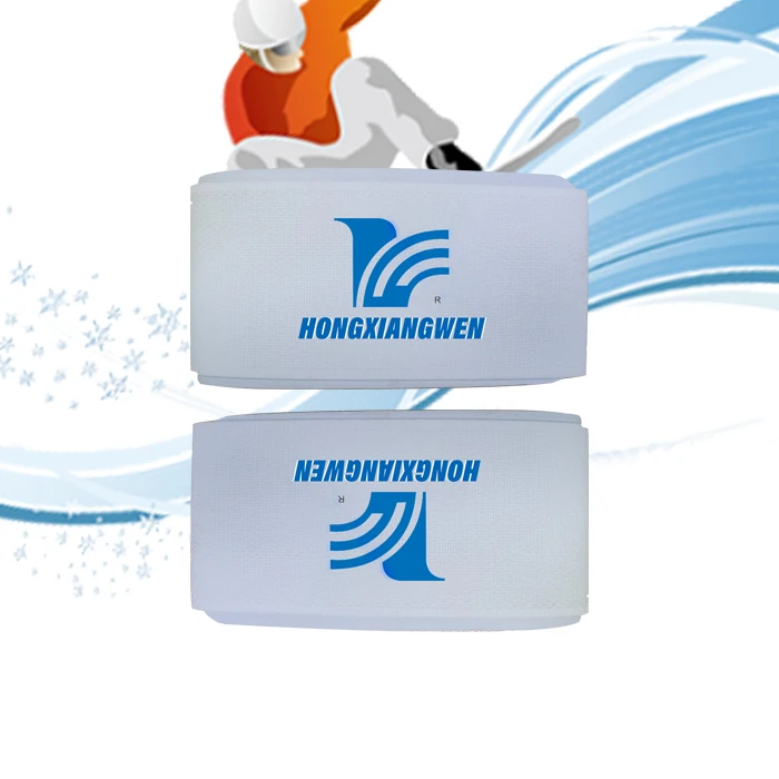 Most Popular cross country snow ski pole strap custom printed logo carrier strap ski rubber