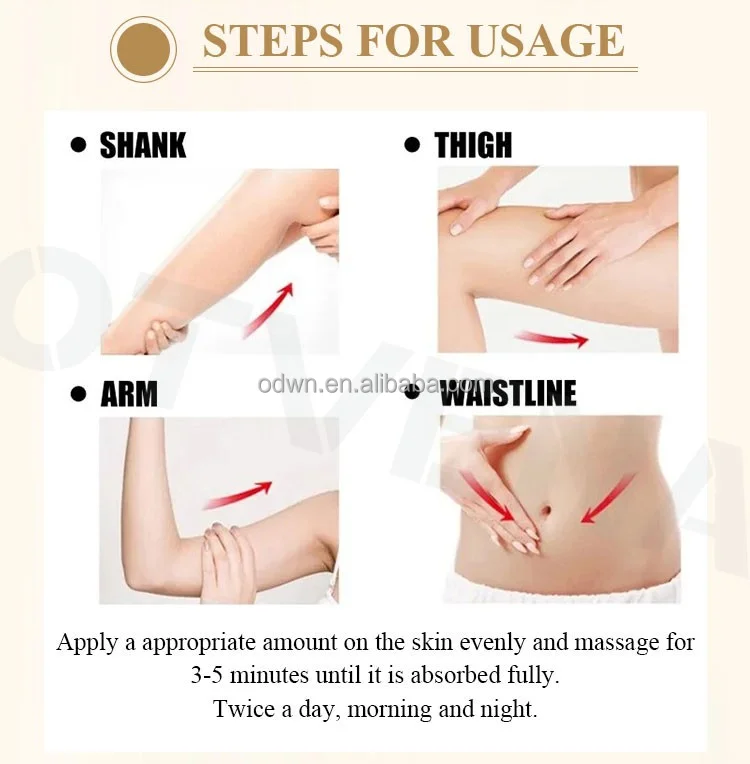 Natural Organic Hot Slimming Cream  Fast Belly Fat Burner Weight Loss Product
