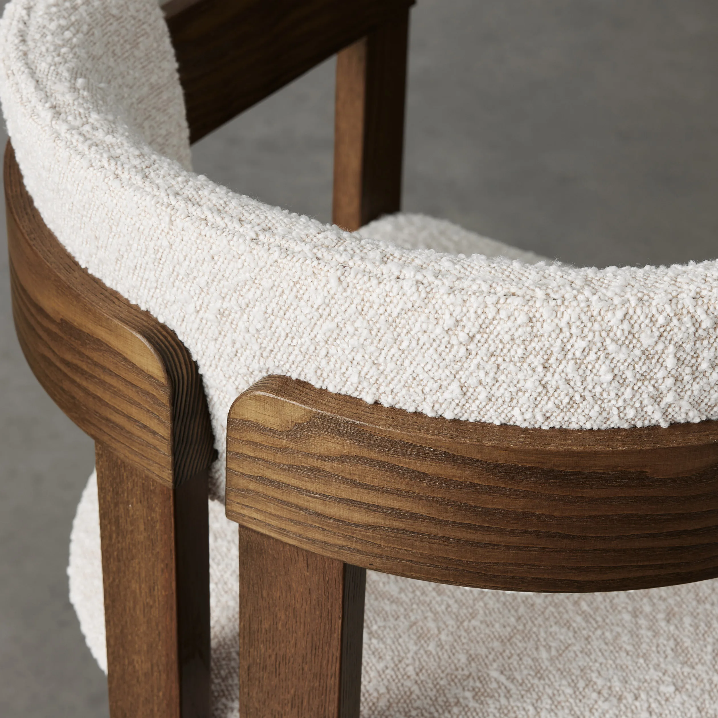 Nordic Luxury Dining Room Custom Fabric Solid Wood Counter Chairs Bar Stools for Kitchen Restaurant